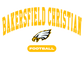 Bakersfield Christian Football Unisex Long Sleeve Tee