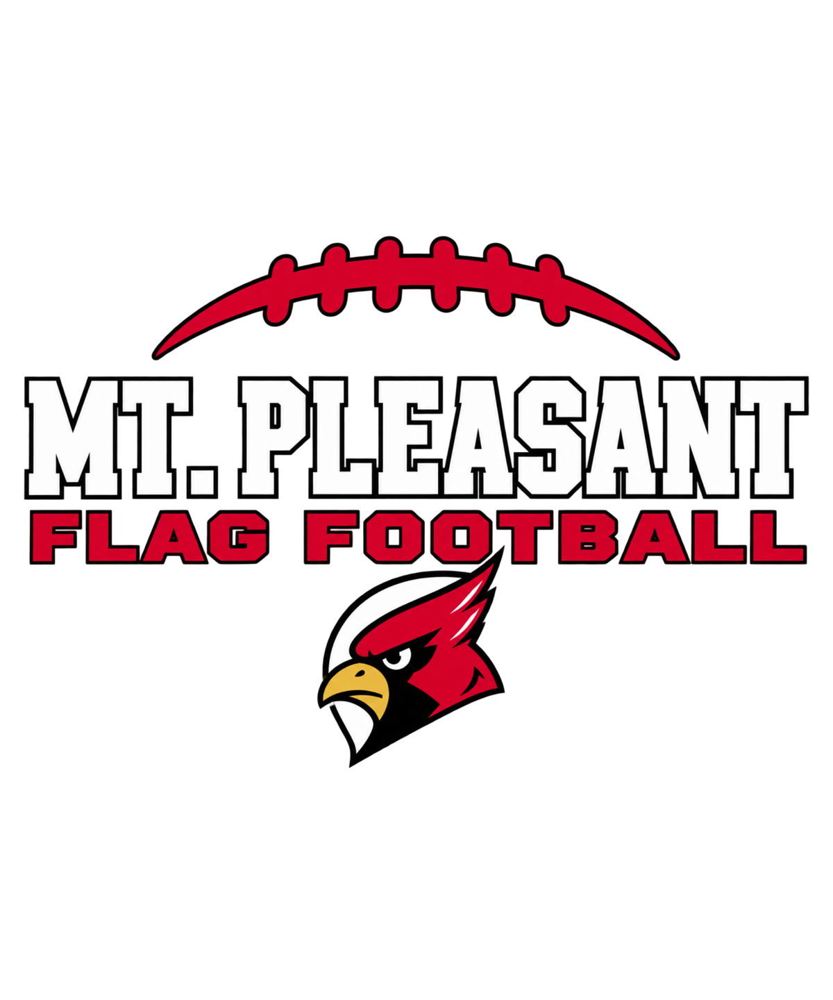 Mt. Pleasant Flag Football - Youth Crew Neck Sweatshirt