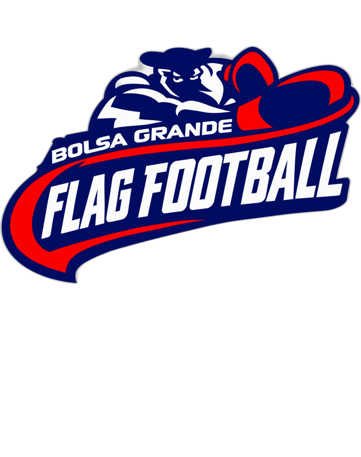 Bolsa Grande Flag Football Unisex Performance Crew Neck T-Shirt