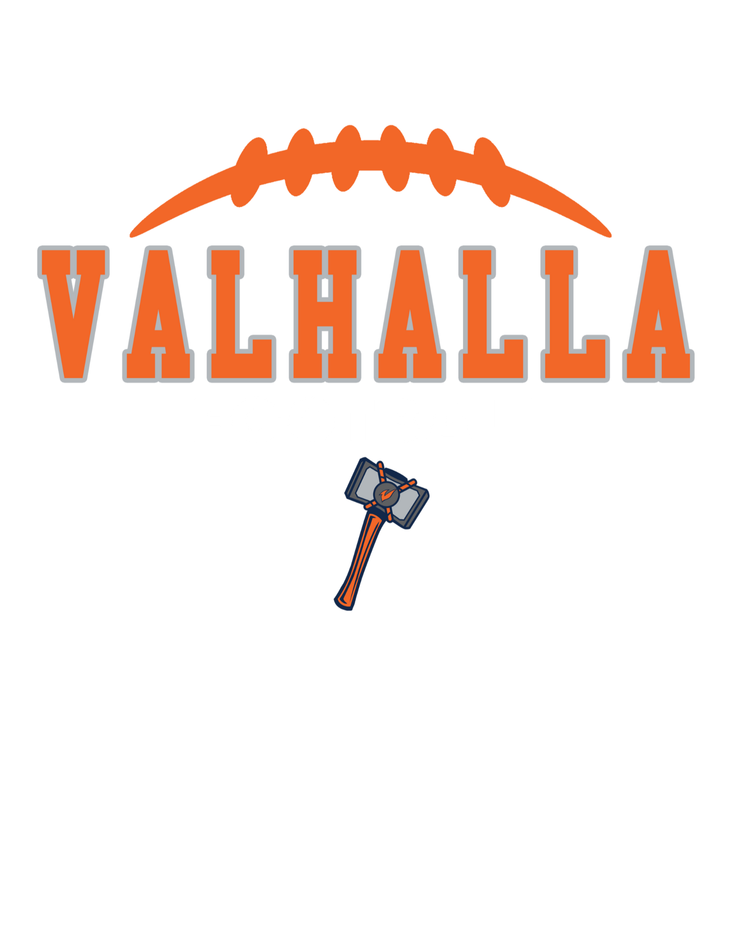 Valhalla High School Football Unisex Performance Crew Neck T-Shirt