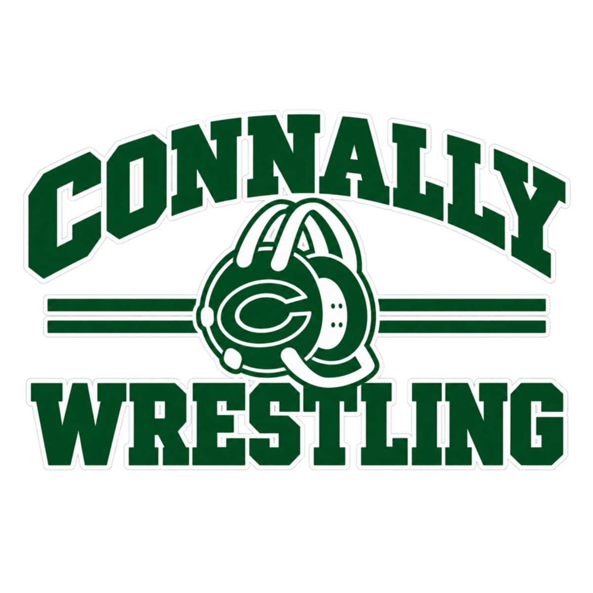 Pf Connally Wrestling - Women's Cropped Hoodie