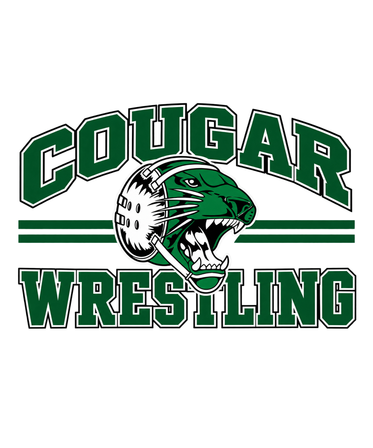 Cougar Wrestling - Youth Crew Neck Sweatshirt