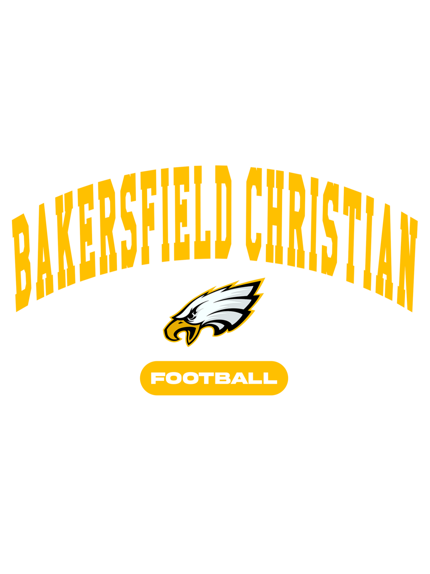 Bakersfield Christian Football Unisex Crew Neck Sweatshirt
