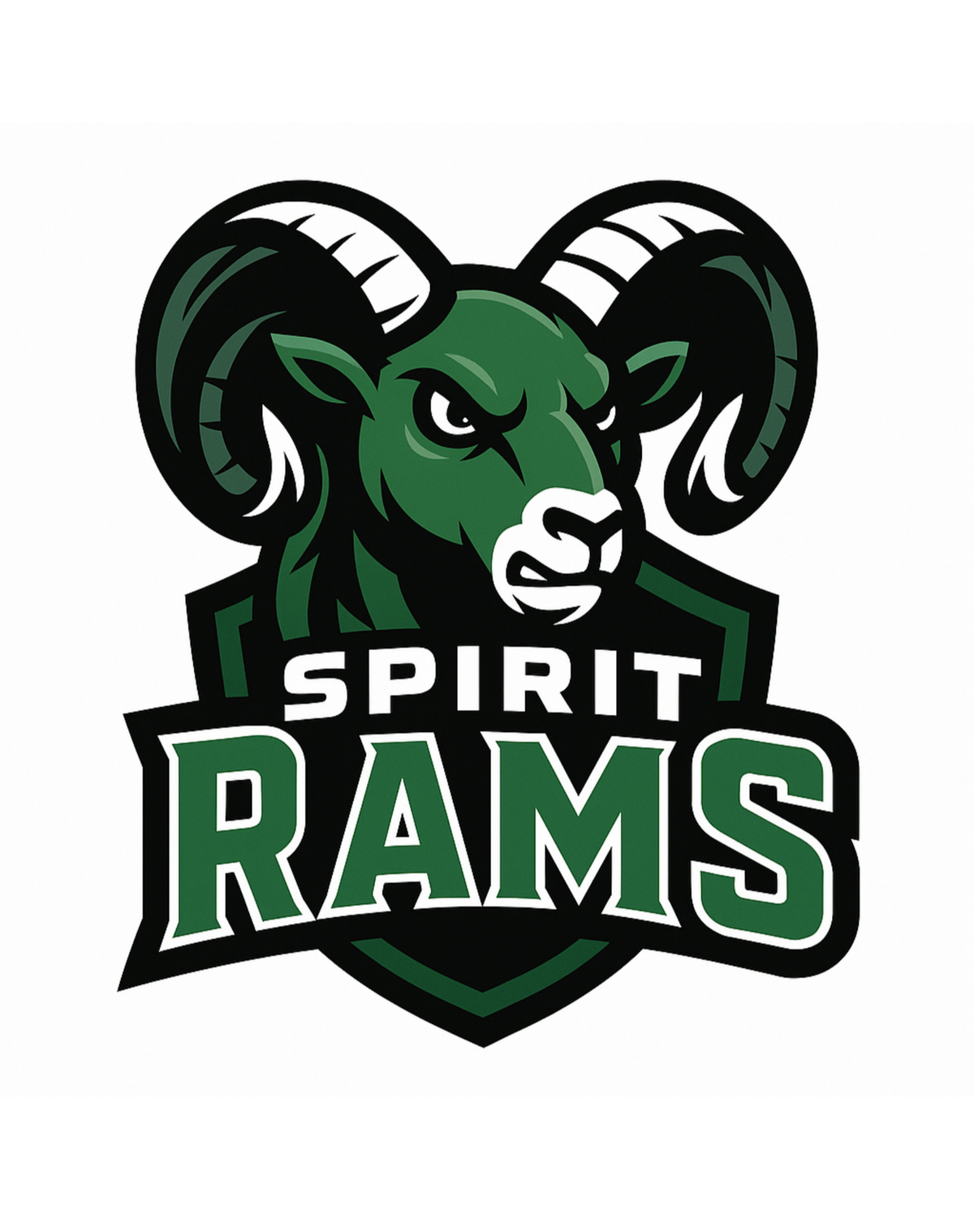 Spirit Rams - Unisex Performance Crew Neck T-Shirt