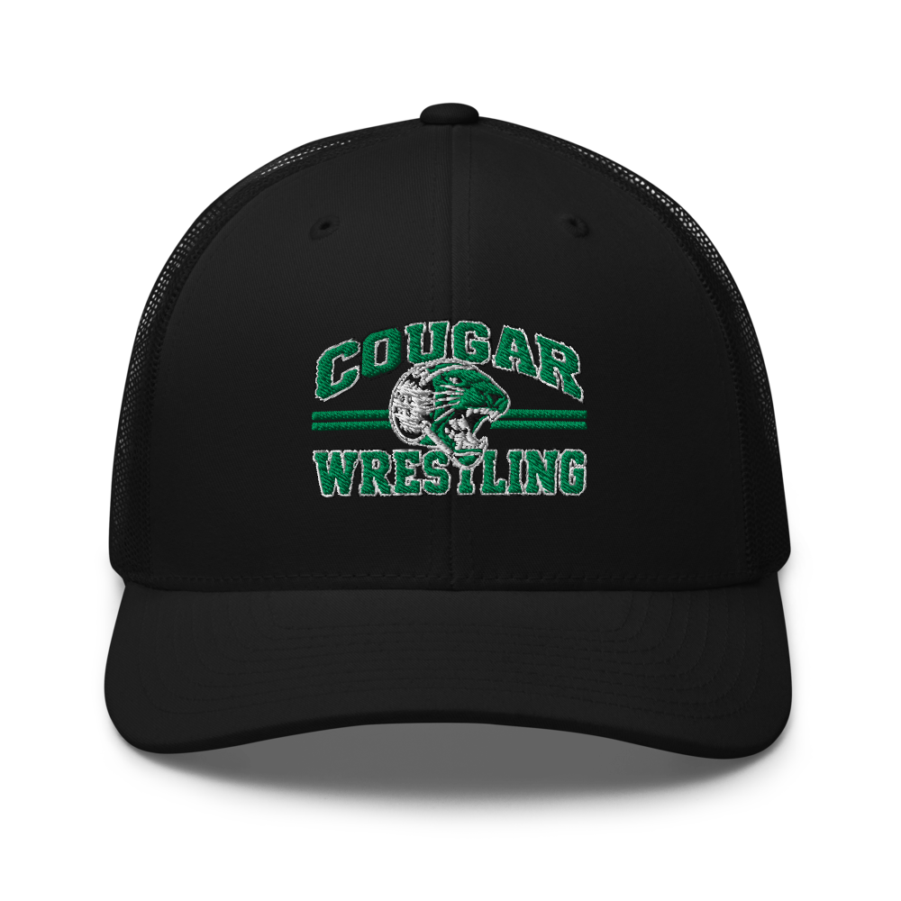 Cougar Wrestling - Retro Trucker Hat
