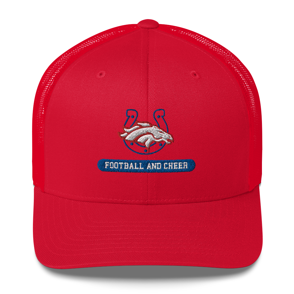 Colts & Broncos Cheer/Football Trucker Cap