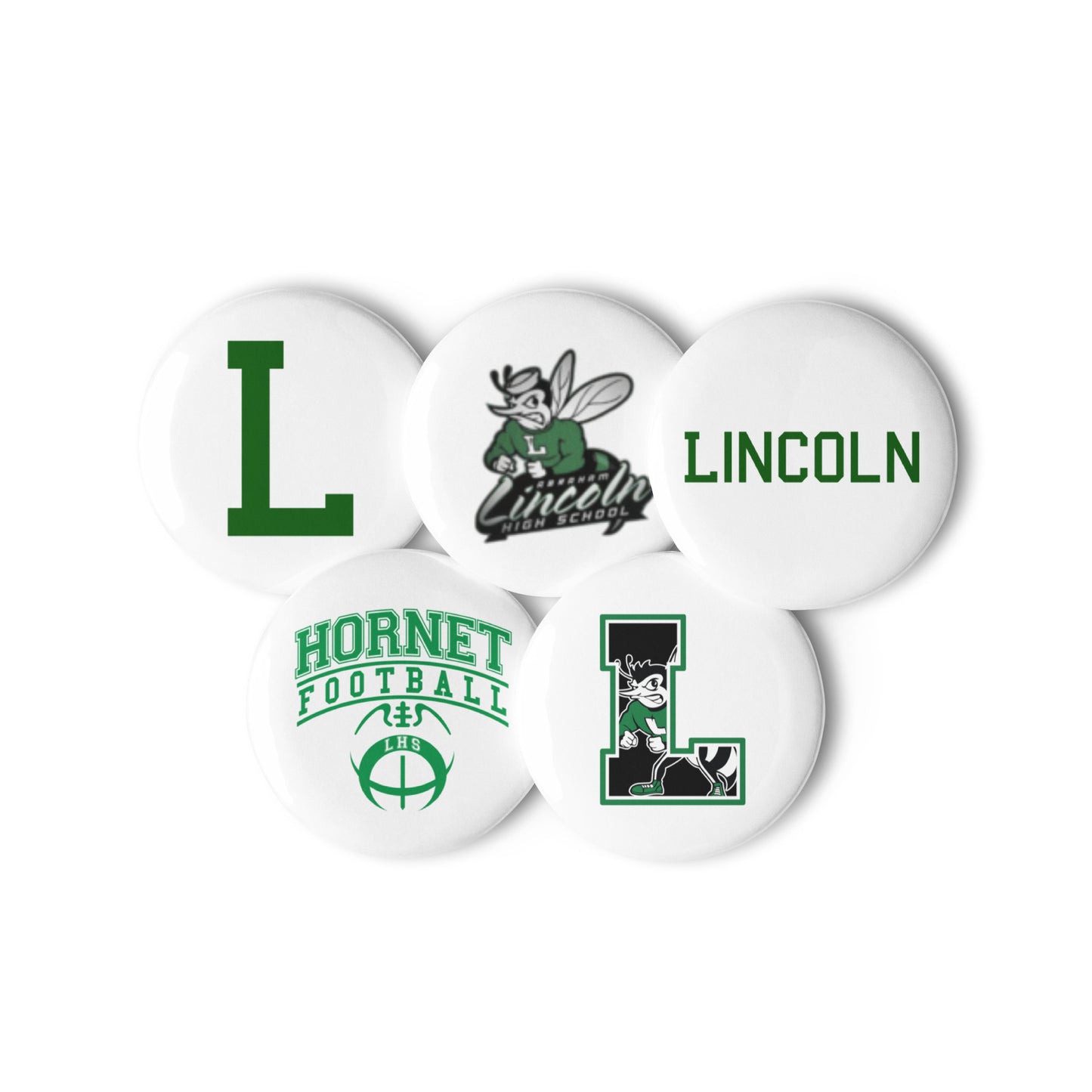 Lincoln Set of pin buttons