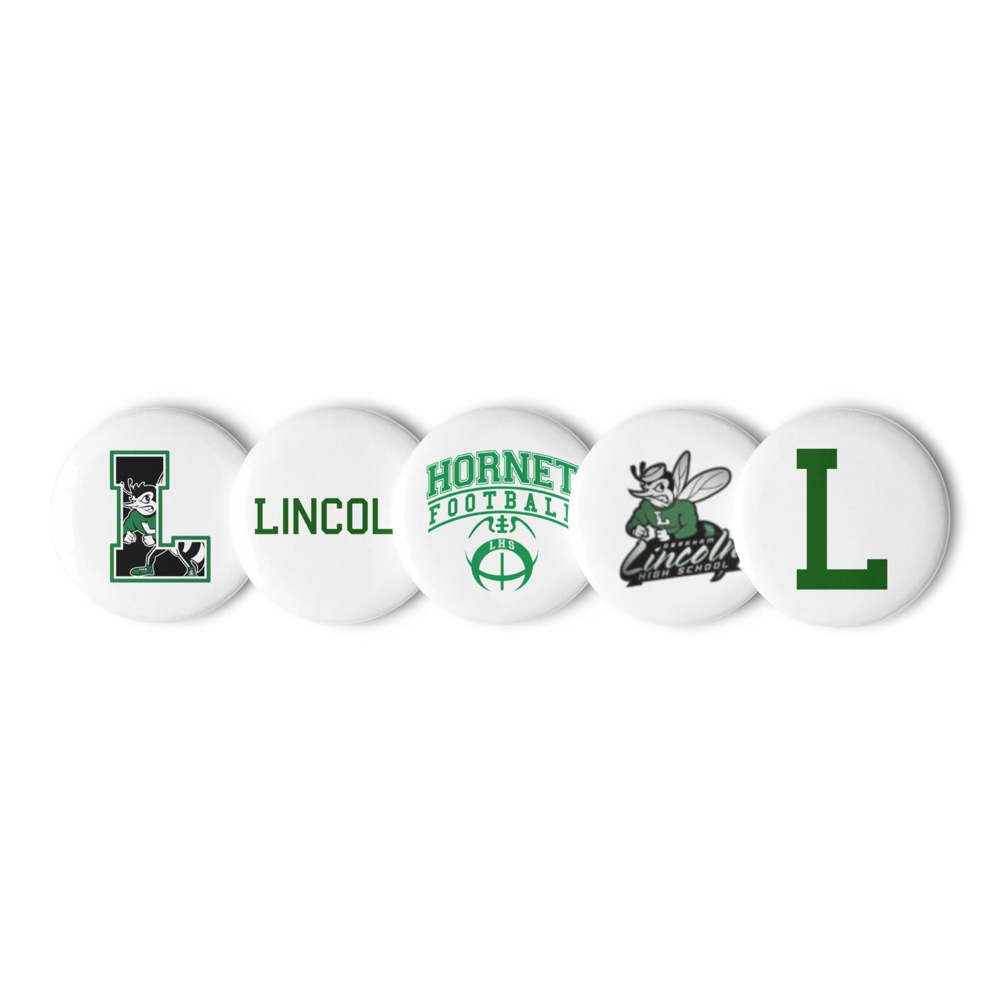 Lincoln Set of pin buttons
