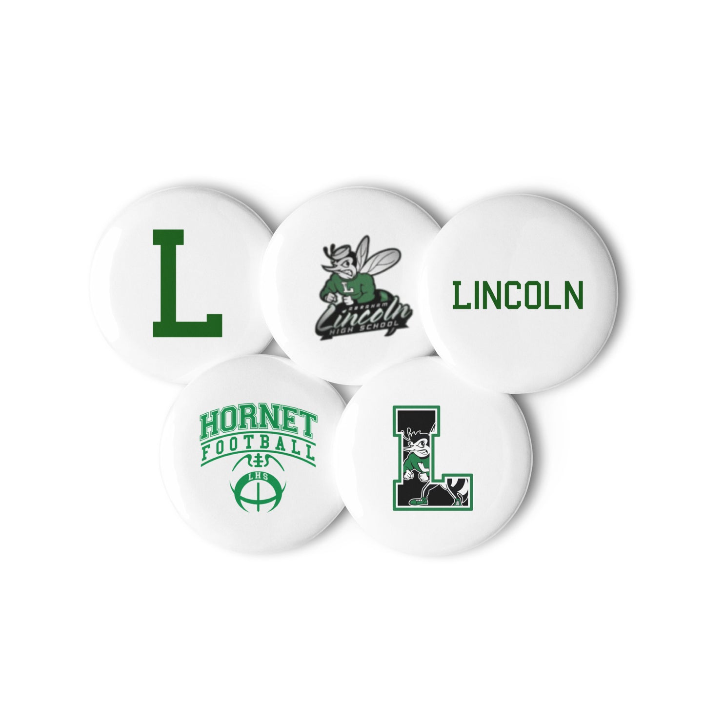 Lincoln Set of pin buttons