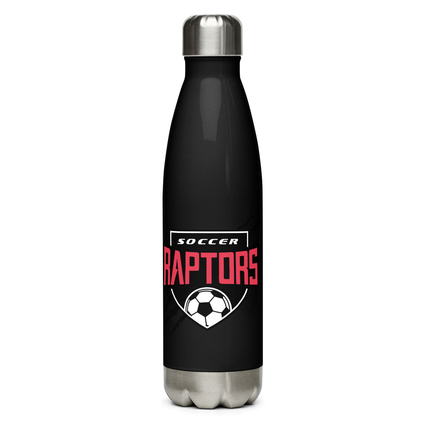 Raptors Soccer Stainless steel water bottle