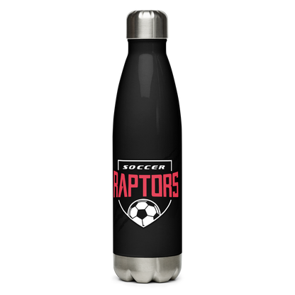 Raptors Soccer Stainless steel water bottle