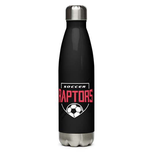 Raptors Soccer Stainless steel water bottle