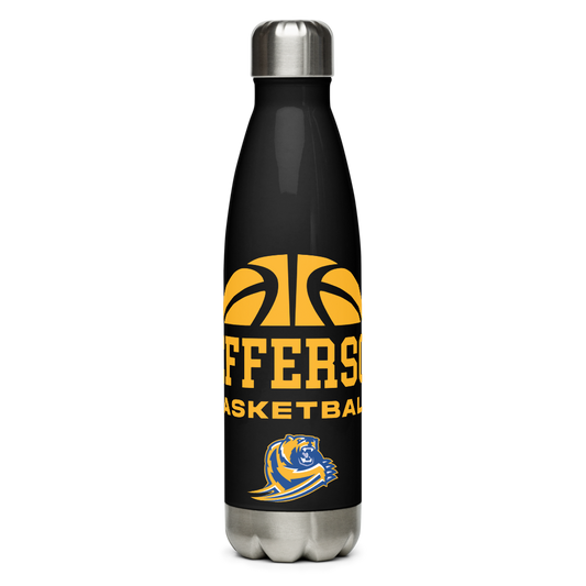 Jefferson Basketball Stainless Steel Water Bottle