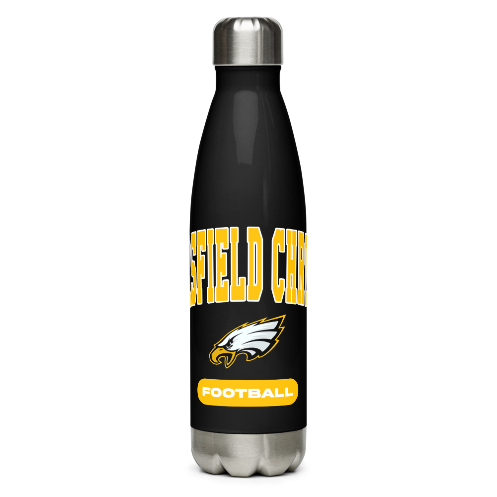Bakersfield Christian Football Stainless Steel Water Bottle