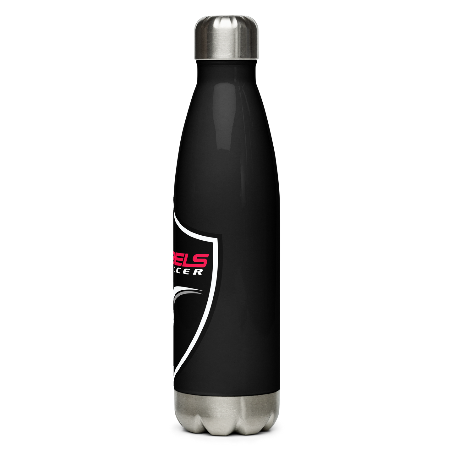 Rebels Soccer Stainless steel water bottle