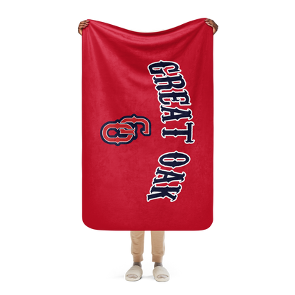 Great Oak Sherpa blanket