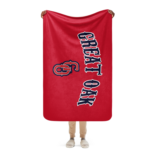 Great Oak Sherpa blanket