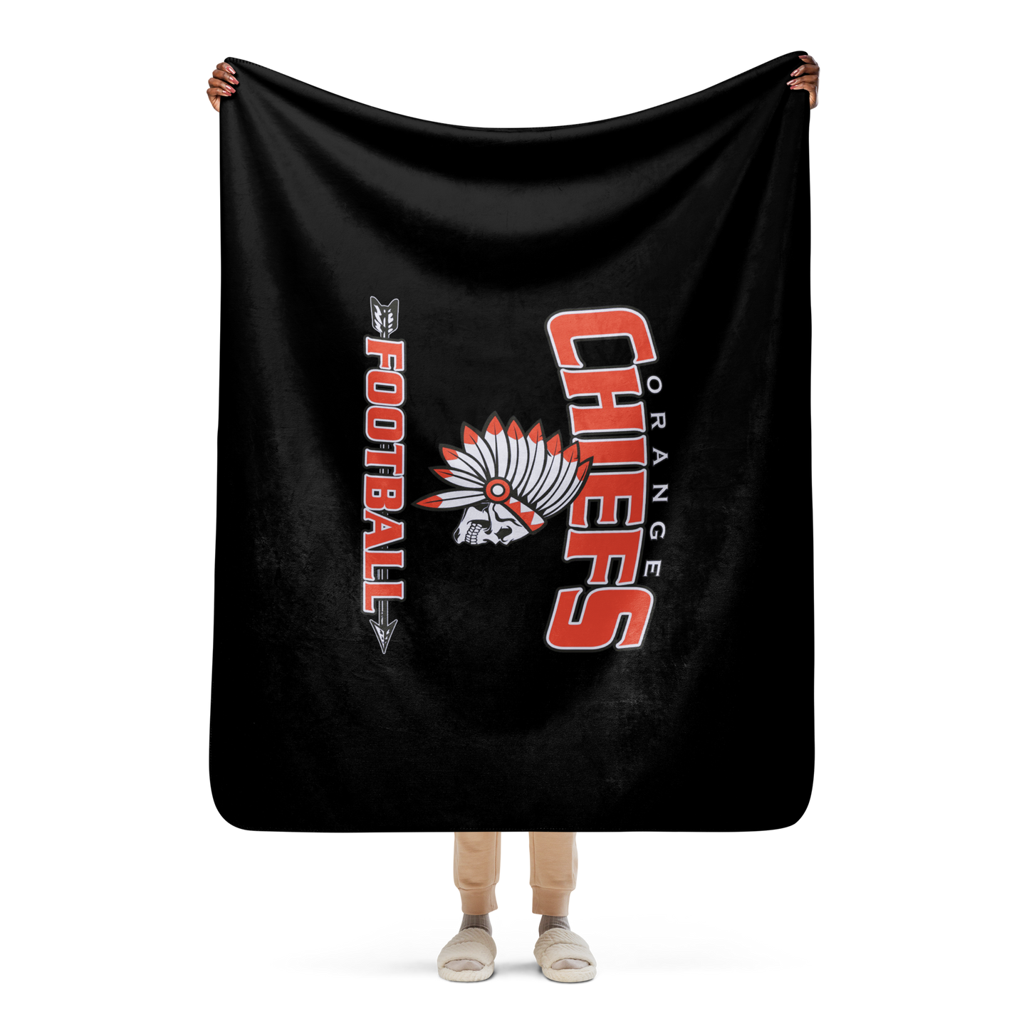 OC Chiefs Sherpa blanket