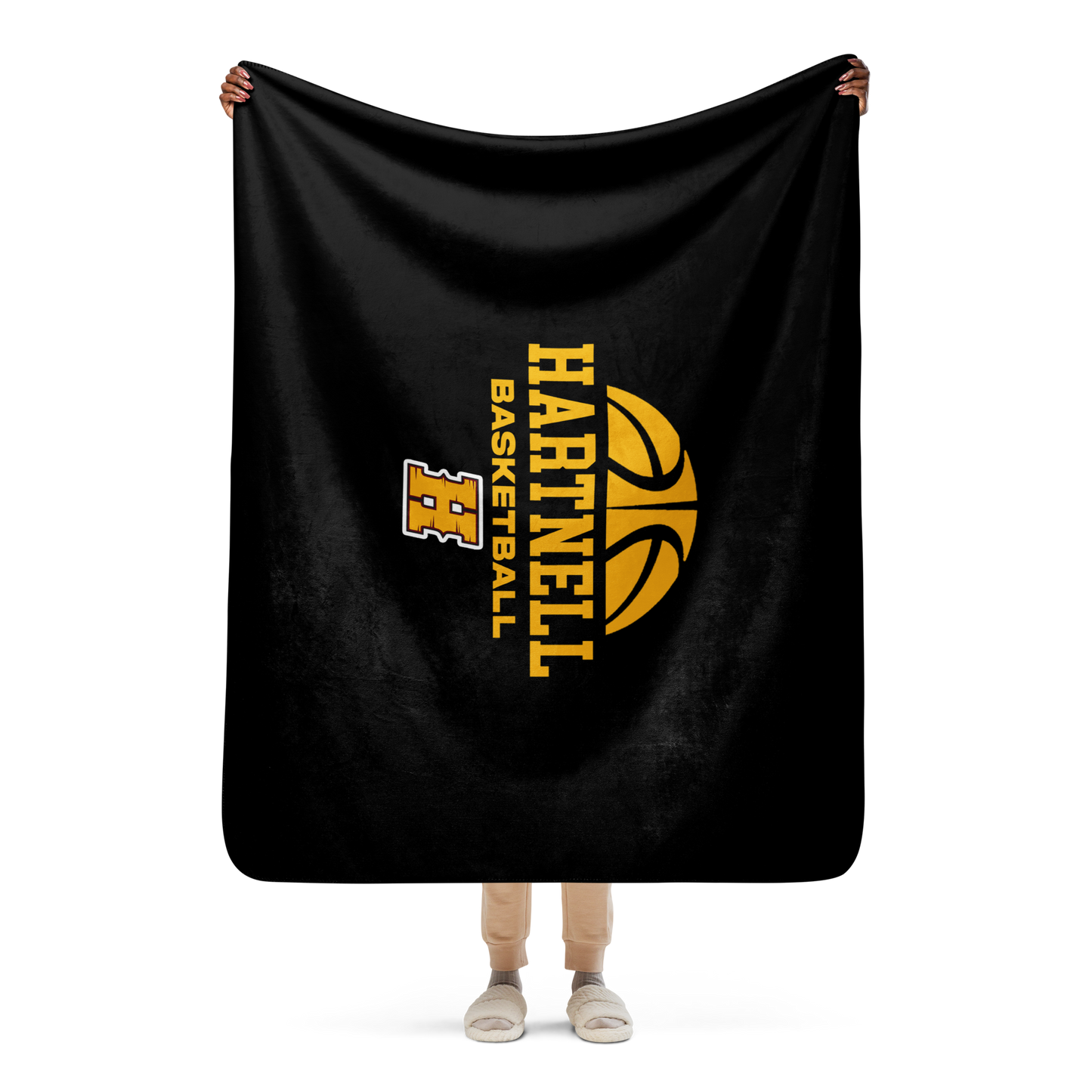 Hartnell Basketball Sherpa blanket