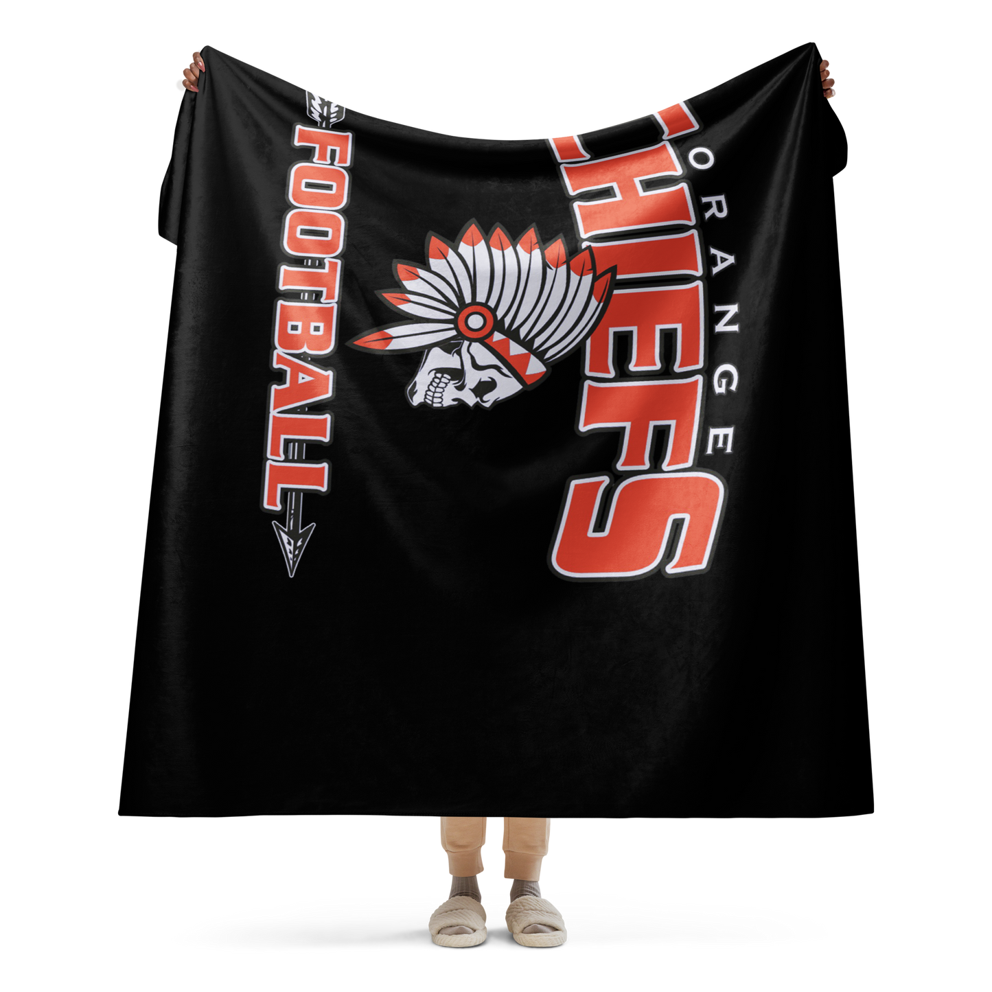 OC Chiefs Sherpa blanket