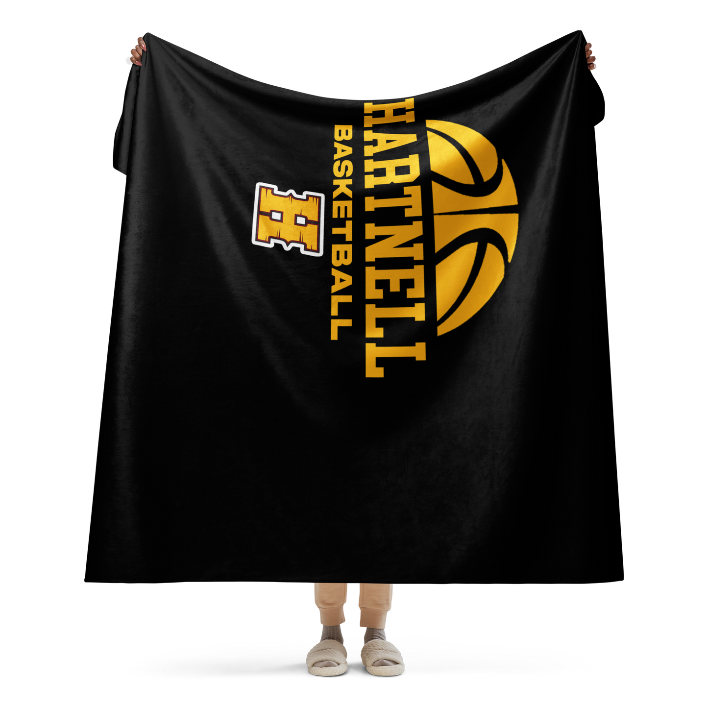 Hartnell Basketball Sherpa blanket