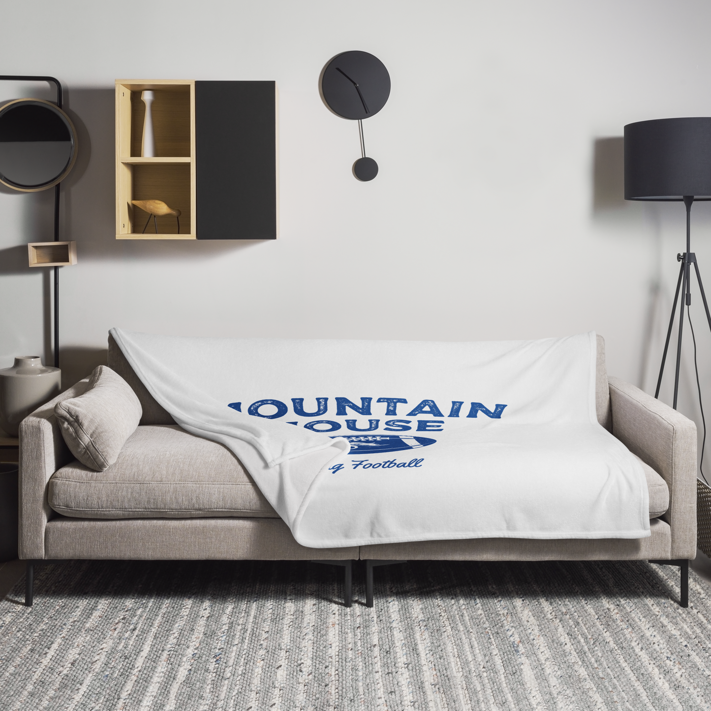 Mountain House Flag Football Throw Blanket