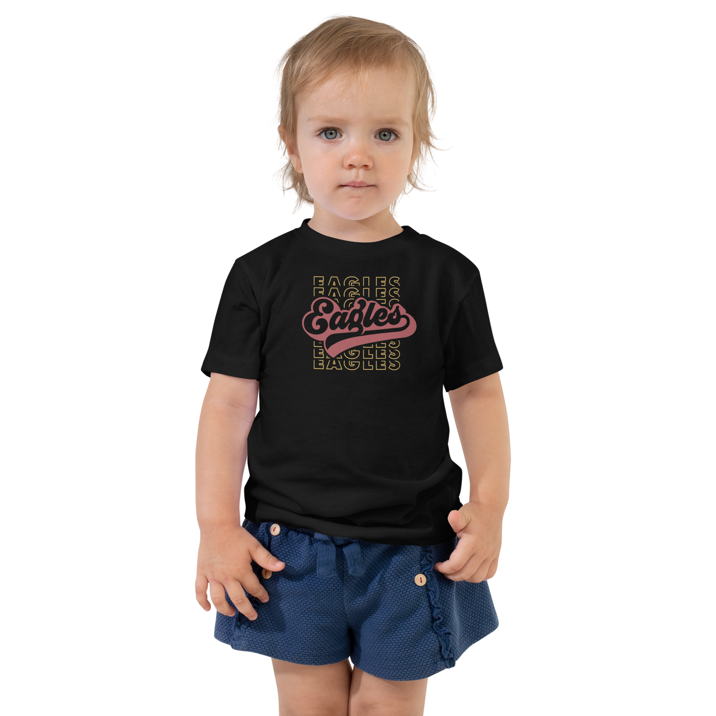 SRVCA Eagles front Toddler Short Sleeve Tee