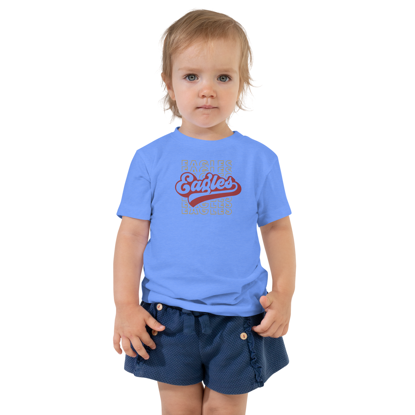 SRVCA Eagles front Toddler Short Sleeve Tee