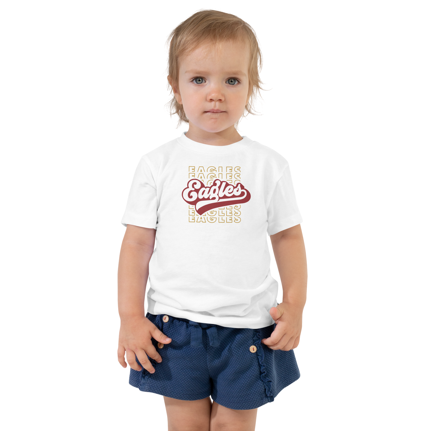 SRVCA Eagles front Toddler Short Sleeve Tee