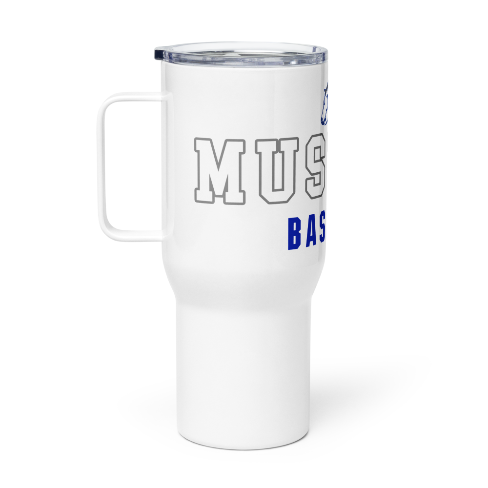 Mountain House Baseball Travel Mug with a Handle