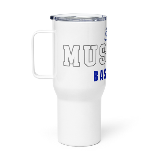 Mountain House Baseball Travel Mug with a Handle