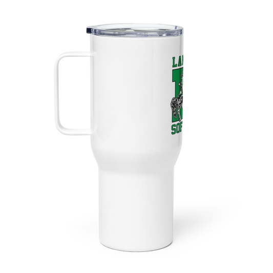 Lancers Softball Travel Mug with a Handle