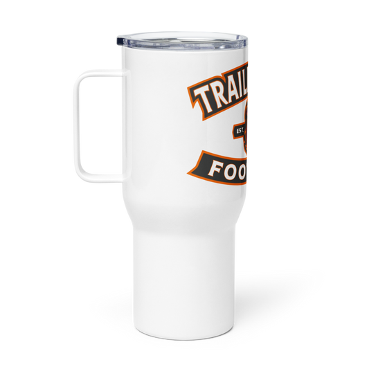 Rancho San Juan Football Travel Mug with a Handle