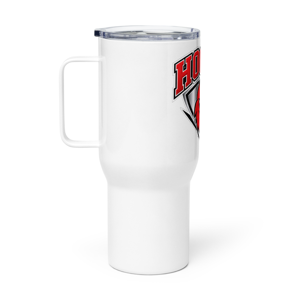 Hoover High School - Travel Mug with a Handle
