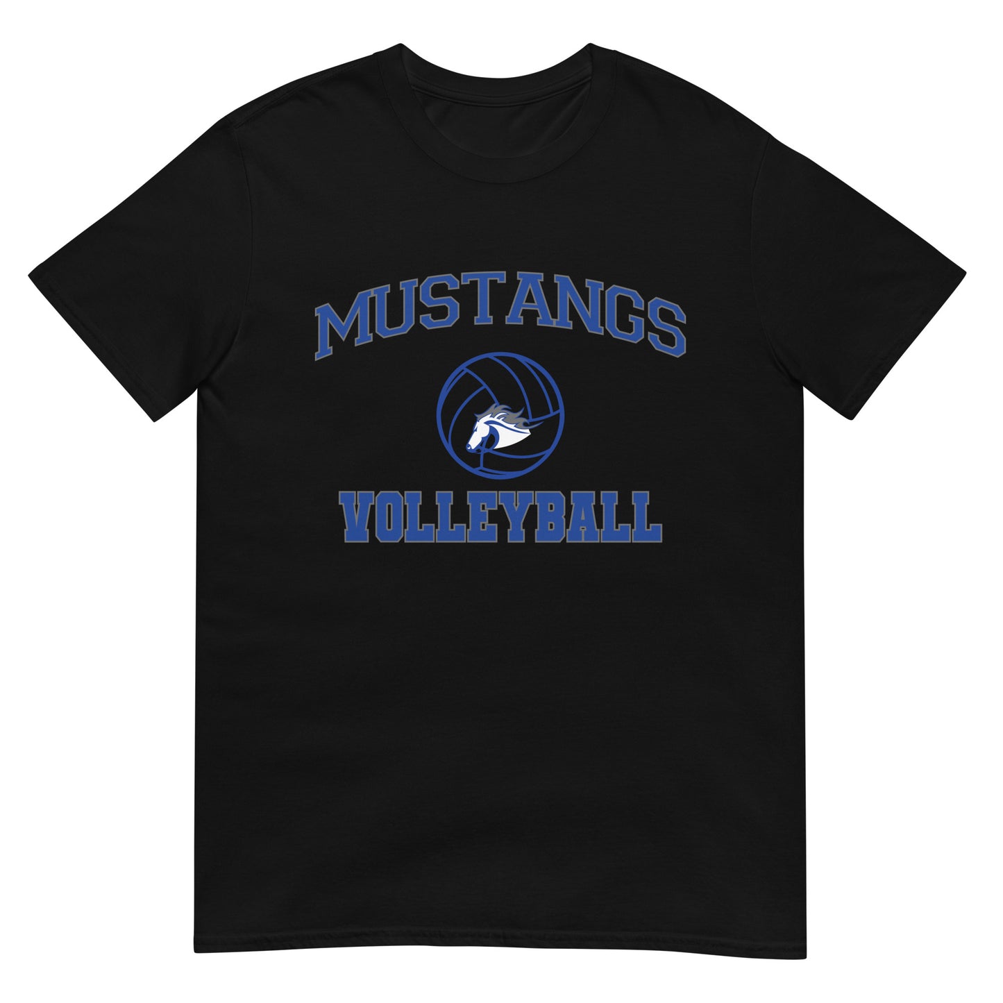 Mustang Volleyball Short-Sleeve Unisex T-Shirt