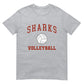 Sharks Volleyball Short-Sleeve Unisex T-Shirt