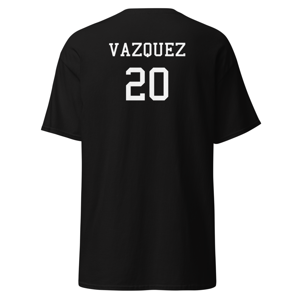 Pajaro Valley School Jacket Program- 2026 Player T-Shirt "VAZQUEZ"