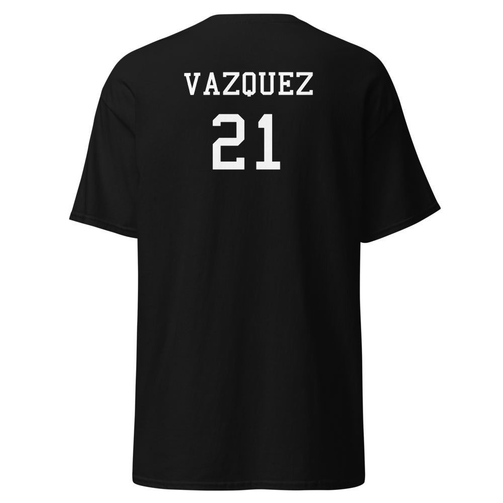 Pajaro Valley School Jacket Program- 2026 Player T-Shirt "VAZQUEZ"