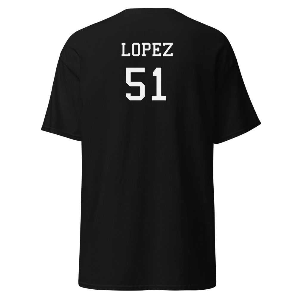 Pajaro Valley School Jacket Program- 2026 Player T-Shirt "LOPEZ"