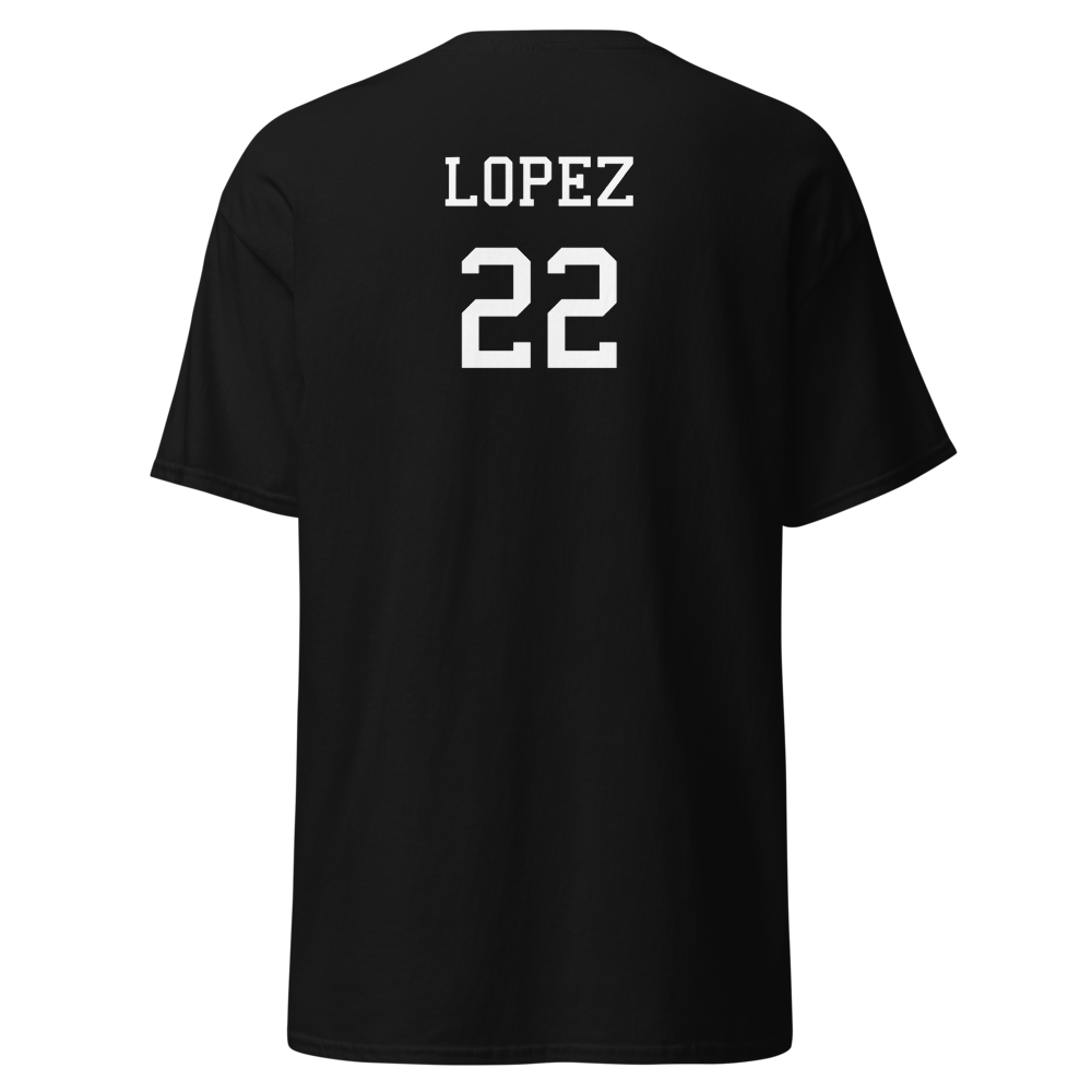 Pajaro Valley School Jacket Program- 2026 Player T-Shirt "LOPEZ"