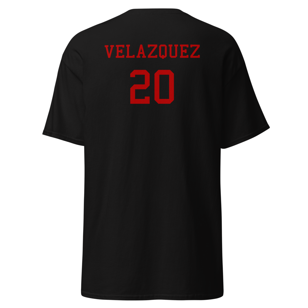 Mt. Pleasant High School Football '26 Player T-Shirt "VELAZQUEZ"
