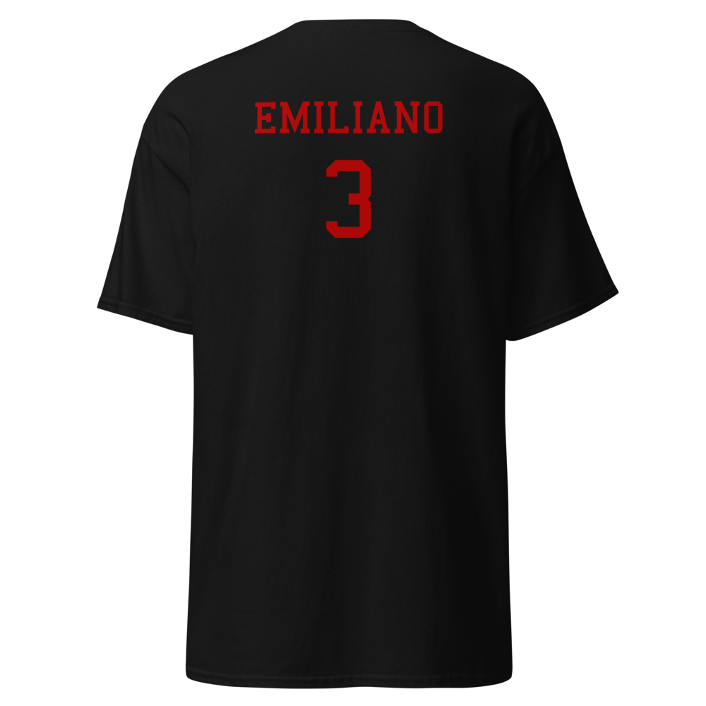 Mt. Pleasant High School Football '26 Player T-Shirt "EMILIANO"