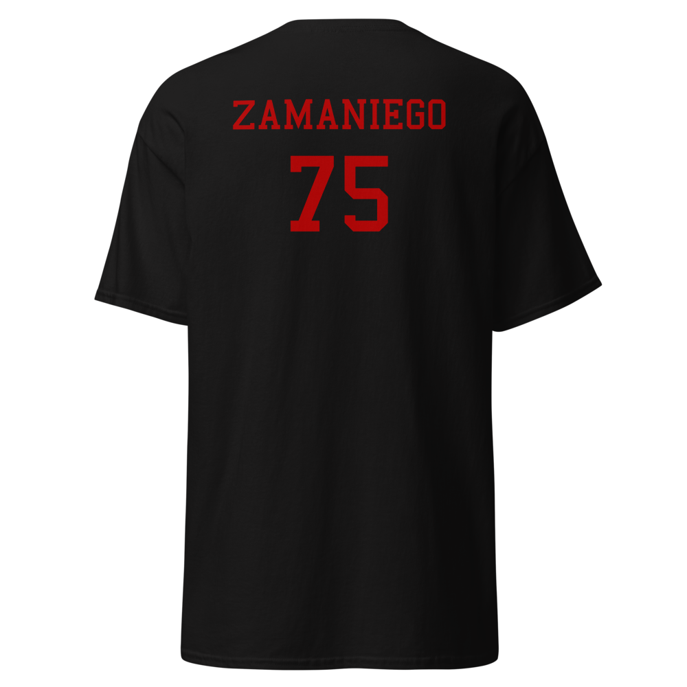 Mt. Pleasant High School Football '26 Player T-Shirt "ZAMANIEGO"