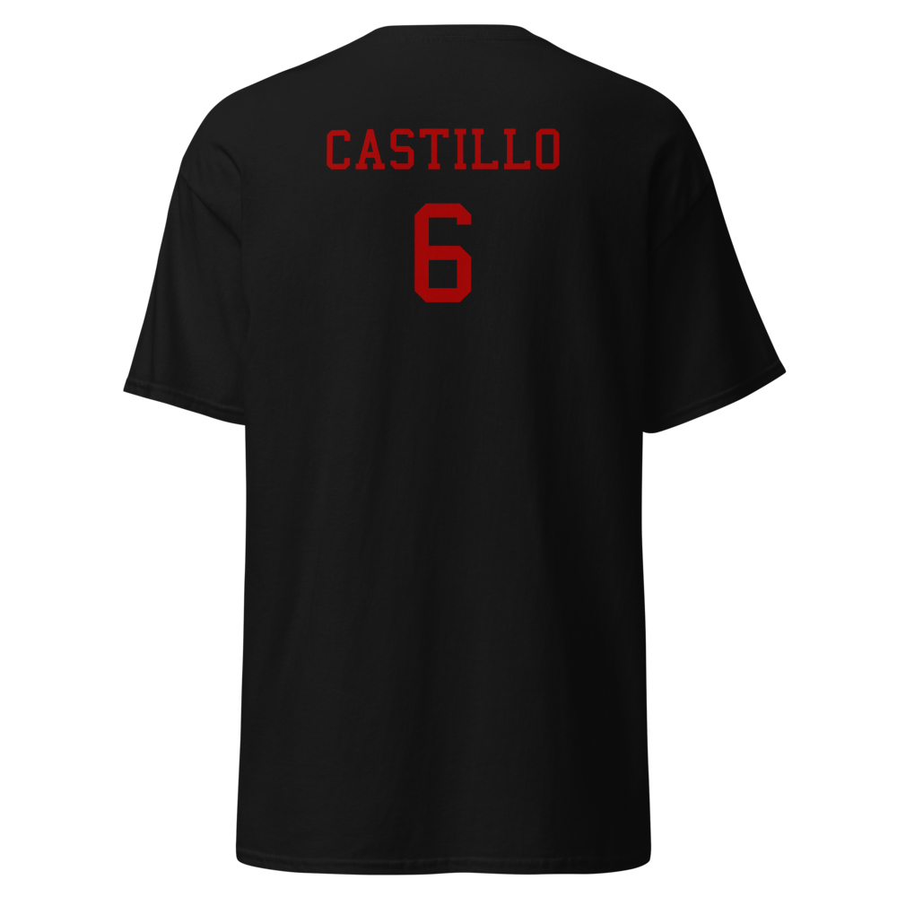 Mt. Pleasant High School Cheer '26 Player T-Shirt "CASTILLO"