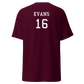 Brownwood Student Council Player T-Shirt "EVANS"