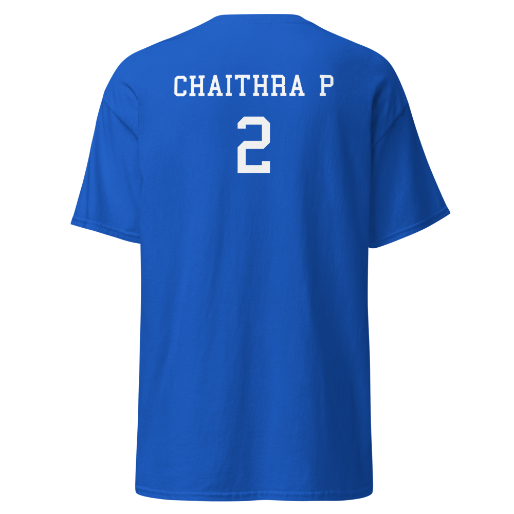 Mountain House Cheer '26 Player T-Shirt "CHAITHRA P"