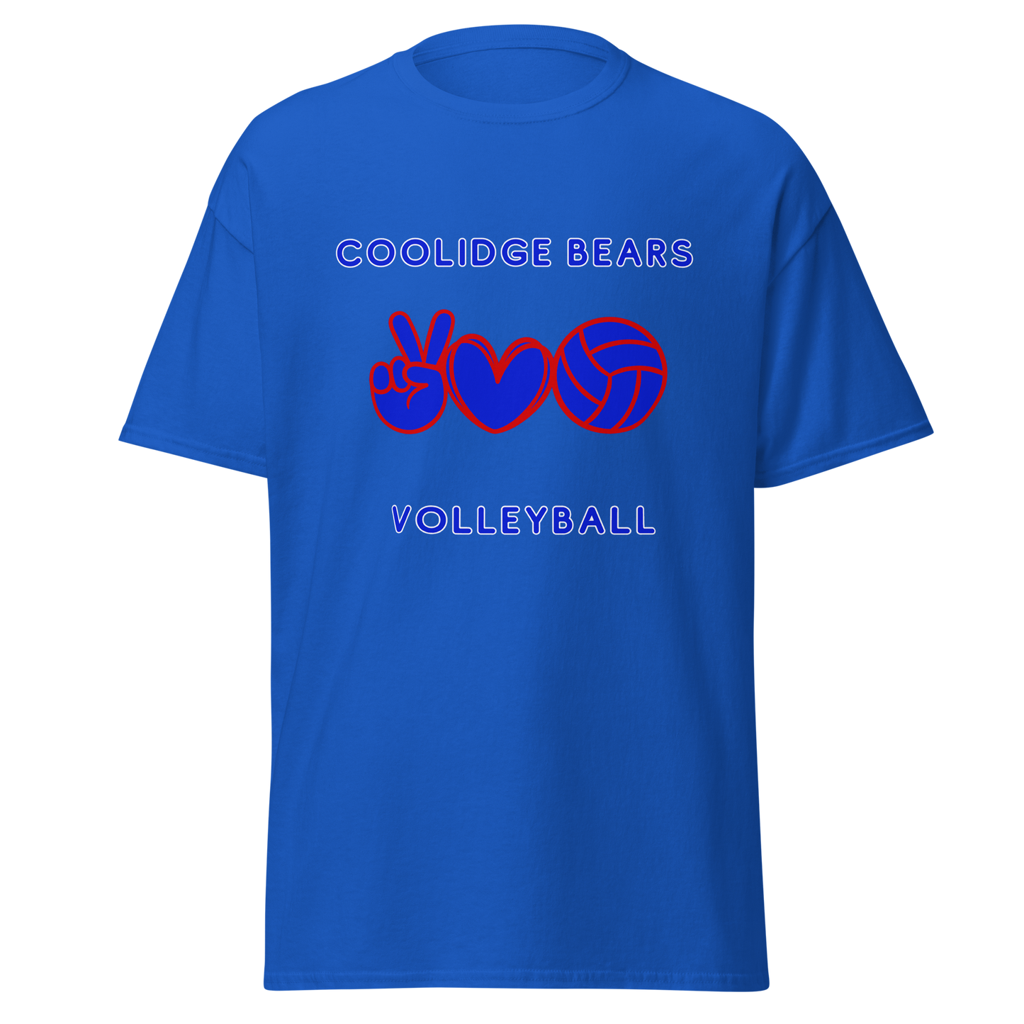 Coolidge Volleyball classic tee