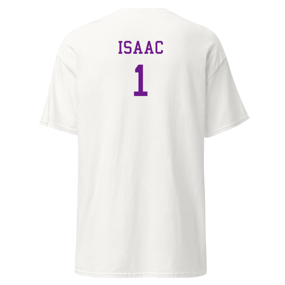 Crowley 9th Grade's Home Page Player T-Shirt "ISAAC"