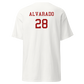 Monte Vista Varsity Cheer (Spring Valley) Home Page Player T-Shirt "ALVARADO"