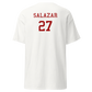 Monte Vista Varsity Cheer (Spring Valley) Home Page Player T-Shirt "SALAZAR"